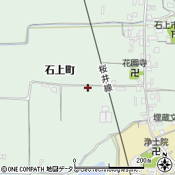 奈良県天理市石上町39周辺の地図