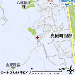 岡山県倉敷市真備町服部1915周辺の地図