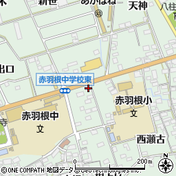 愛知県田原市赤羽根町出口125周辺の地図