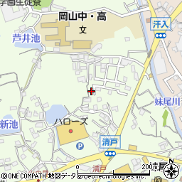 岡山県岡山市南区箕島1337-3周辺の地図