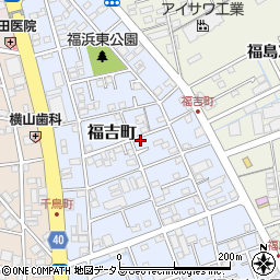 ソルコム岡山支店福吉寮周辺の地図