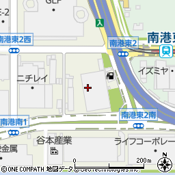 中央自動車工業株式会社　南港倉庫周辺の地図