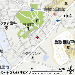 ニシキ中庄工場周辺の地図