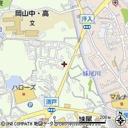 岡山県岡山市南区箕島1307-6周辺の地図