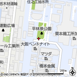 平林泉公園トイレ周辺の地図