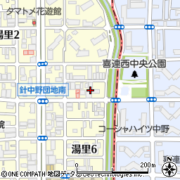 カギの緊急２４時間受付センター周辺の地図