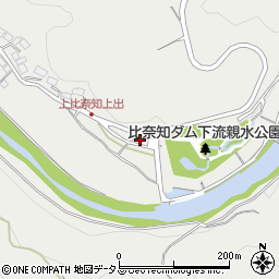 三重県名張市上比奈知1083-4周辺の地図