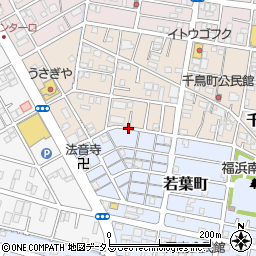 岡山県岡山市南区千鳥町周辺の地図