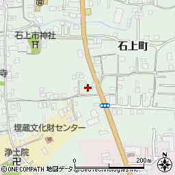 奈良県天理市石上町422周辺の地図