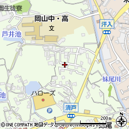 岡山県岡山市南区箕島1306-121周辺の地図