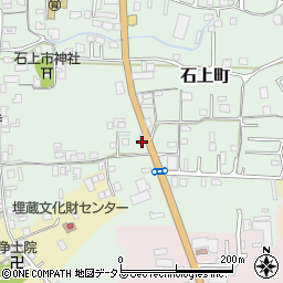 奈良県天理市石上町388周辺の地図