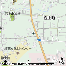 奈良県天理市石上町390周辺の地図