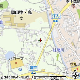岡山県岡山市南区箕島1307-3周辺の地図