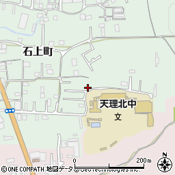 奈良県天理市石上町757周辺の地図