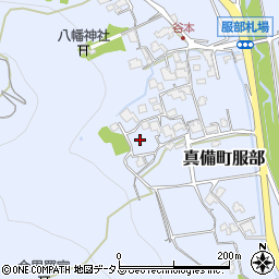 岡山県倉敷市真備町服部1916周辺の地図
