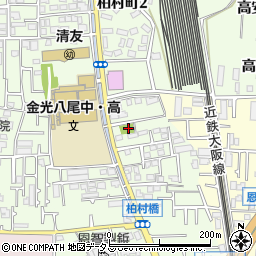 大阪府八尾市柏村町周辺の地図