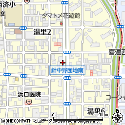 錦タクシー株式会社　湯里営業所周辺の地図
