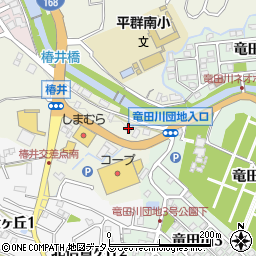奈良信用金庫龍田川支店周辺の地図
