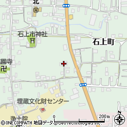 奈良県天理市石上町421周辺の地図