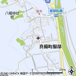 岡山県倉敷市真備町服部1920周辺の地図