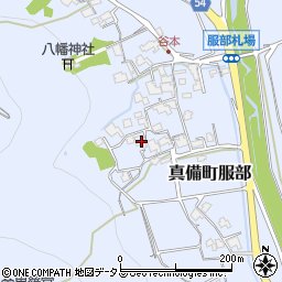 岡山県倉敷市真備町服部1918周辺の地図
