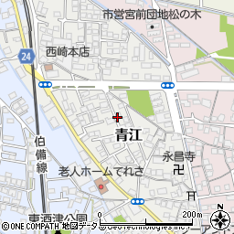 岡山県倉敷市青江周辺の地図