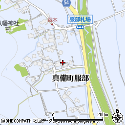 岡山県倉敷市真備町服部1865周辺の地図