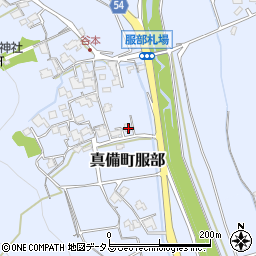 岡山県倉敷市真備町服部1868周辺の地図