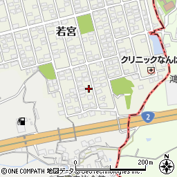岡山県都窪郡早島町若宮27-20周辺の地図