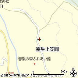 奈良県宇陀市室生上笠間172周辺の地図