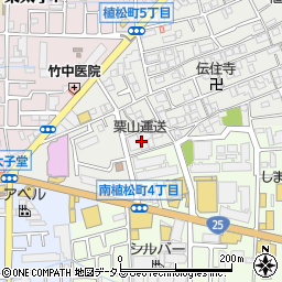 栗山運送株式会社周辺の地図