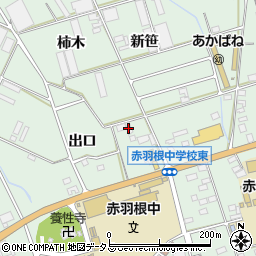 愛知県田原市赤羽根町出口96周辺の地図