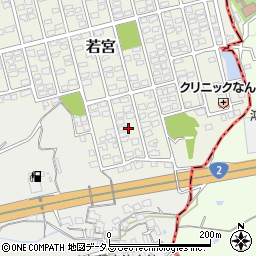 岡山県都窪郡早島町若宮27周辺の地図