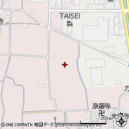 奈良県大和郡山市椎木町周辺の地図