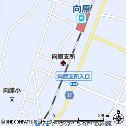 安芸高田市向原支所周辺の地図
