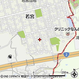 岡山県都窪郡早島町若宮27-4周辺の地図