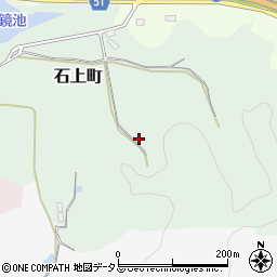 奈良県天理市石上町1107周辺の地図