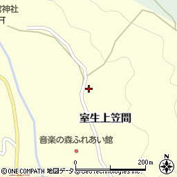 奈良県宇陀市室生上笠間175周辺の地図