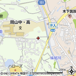 岡山県岡山市南区箕島1320-3周辺の地図