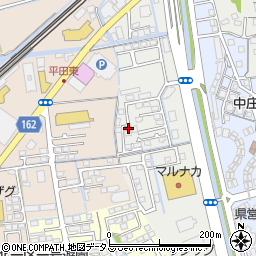 中庄床田公園周辺の地図
