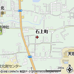 奈良県天理市石上町433周辺の地図