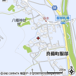 岡山県倉敷市真備町服部1903周辺の地図