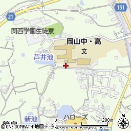 岡山県岡山市南区箕島1460-2周辺の地図