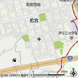 岡山県都窪郡早島町若宮27-15周辺の地図