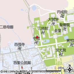 宝珠院周辺の地図
