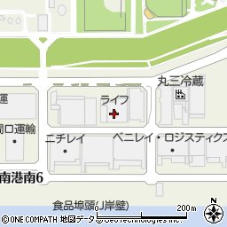 大阪府大阪市住之江区南港南6丁目6-3周辺の地図