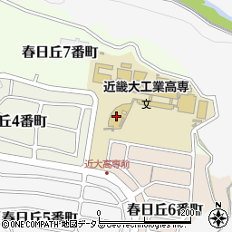 近畿大学工業高等専門学校周辺の地図