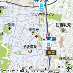 [葬儀場]住吉コミュニティー会館周辺の地図