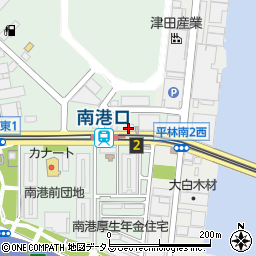 株式会社アルファライン　南港営業所周辺の地図