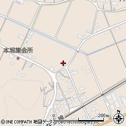 岡山県小田郡矢掛町本堀周辺の地図